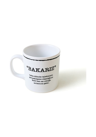 Keramika Bakarız Silindir Kupa 10 Cm