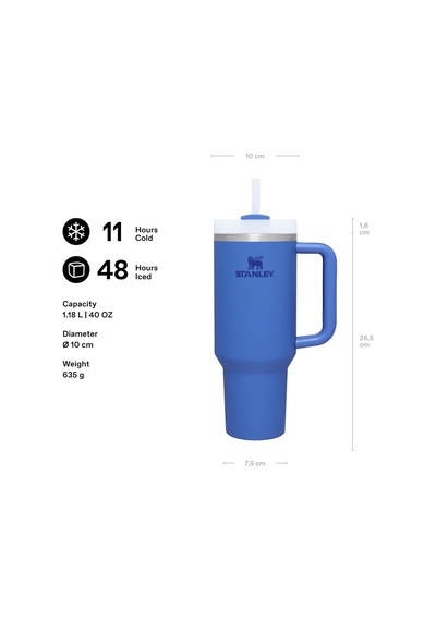 Stanley Quencher Pipetli Termos Bardak Çok Renkli