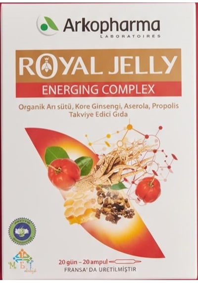 Arkopharma Royal Jelly Energing Complex 20 Ampul