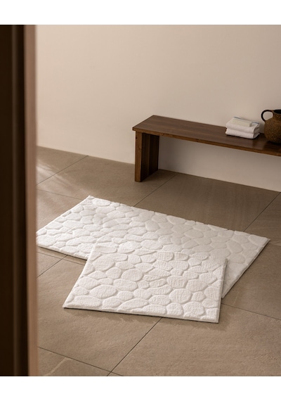 Madame Coco Lumielle 2'li Banyo Paspası - Ekru 8684427345207 Çok Renkli