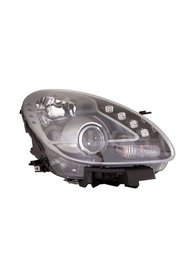 Ön Sağ Far Lambası Siyah Halojen Led / Alfa Romeo Giulietta (Depo