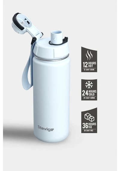1 Hand Leak-proof Sızdırmaz Çelik Termos 500 Ml Ice Melt St-223