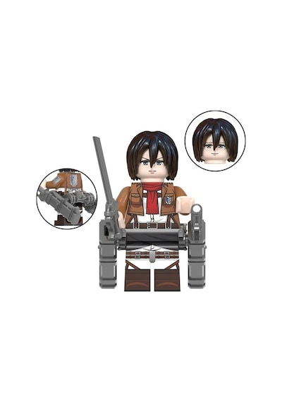 Aot Anime Mini Figür Mikasa Ackerman X-363