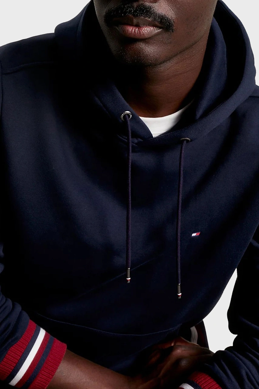 Tommy Hilfiger Kanguru Cepli Sweat Lacivert