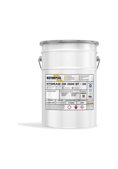 Restoreplus Jetgease Og 2500 Gt - 00 Yüksek Performanslı Açık Dişli Gesi 5 KG