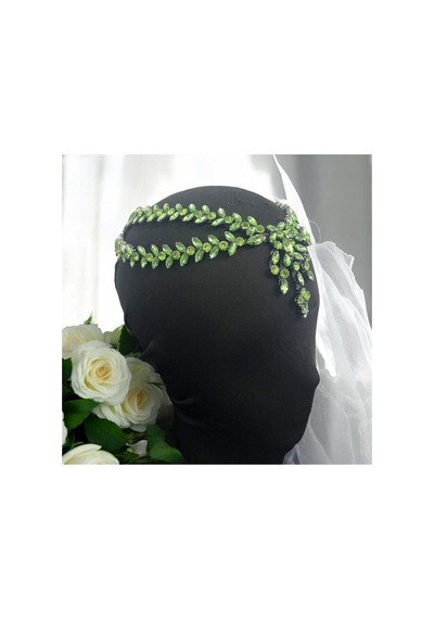 Alınlık Gelin,kına,nişan,söz,after,bride,party Taç Mint Yeşili - 694982827 Mint Yeşili