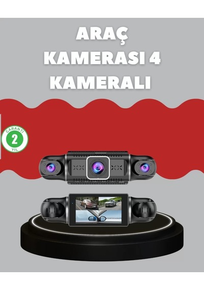 Home 4 Kameralı Araç Kayıt Cihazı Full Hd Park İzleme Gece Görüş
