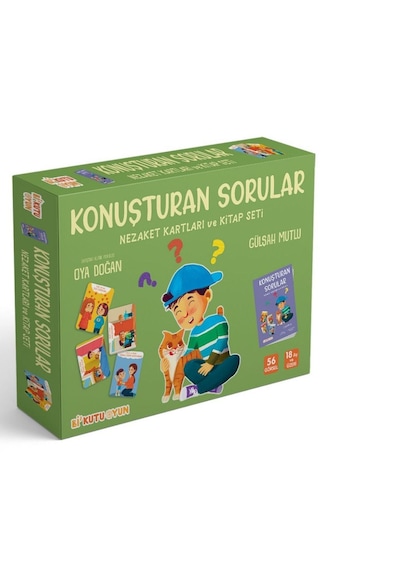 Konuşturan Sorular - Nezaket Kartları Ve Kitap Seti