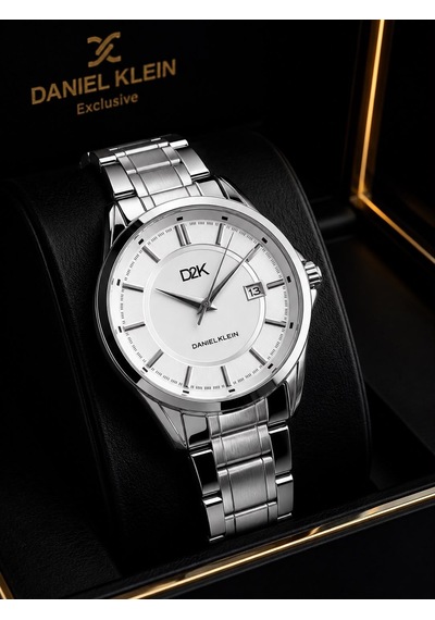 Daniel Klein Nişan Ve Damat Saati Çelik Kordon 2 Yıl Garantili 3 Atm Erkek Kol Saati Edk.14491.1 Gümüş