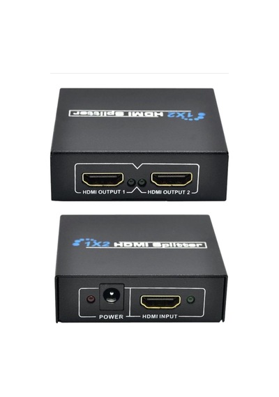 Lexroo 1x2 Hdmı Splitter - Tek Girişten İki Ekrana Hdmı Çoklayıcı Adaptör