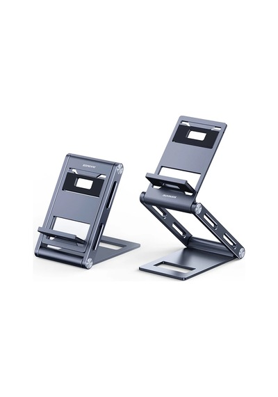 Dux Ducis Z-shape Alüminyum Alaşımlı Katlanır Telefon Standı- 5775 Gri