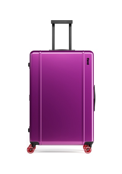 Floyd Mor Çekçekli Sert Valiz Trunk, Magic Purple