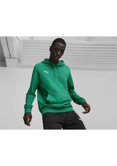 Puma Teamgoal Casuals Hoody Erkek Futbol Antrenman Sweatshirts 65861805 Yeşil Yeşil