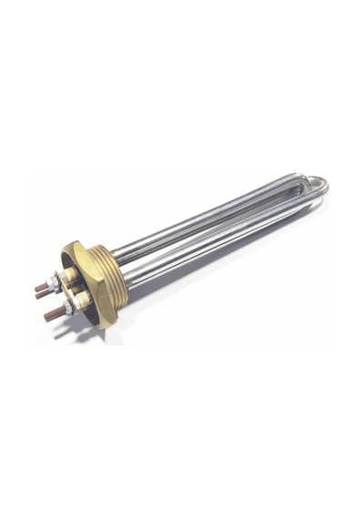 17cm 1 1/4 İnç Cr304 Vidalı 1250w+1250w 2500w Isıtıcı Rezistans