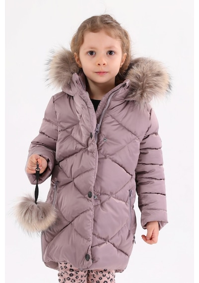 Benitto Kids Kız Çocuk Mont 51278-Lila