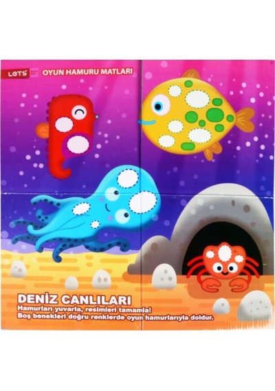 Let's Deniz Canlıları Oyun Hamuru Seti