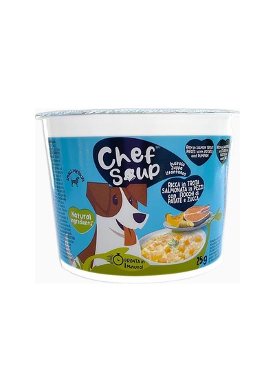 Chef Soup Somon Patates ve Balkabaklı Hazır Köpek Çorbası 25 G