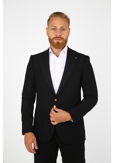 Brango 30148 Erkek Blazer Ceket Siyah