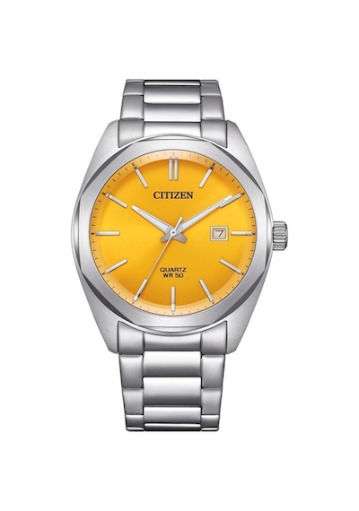 Citizen Bı5110-54z Quartz Çelik Gri Sarı Kadran 41 Mm Erkek Kol Saati Gri