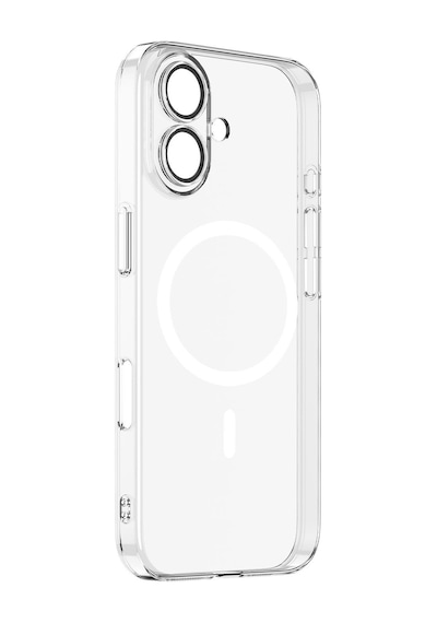 Apple Uyumlu iPhone 17 Magsafe Özellikli Kamera Lens Korumalı Sert Fox Kılıf Şeffaf