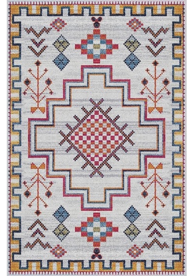 Eliana Home Baskılı, Yıkanabilir Kaymaz Taban Salon Halısı Eli0207-sd805 Krem