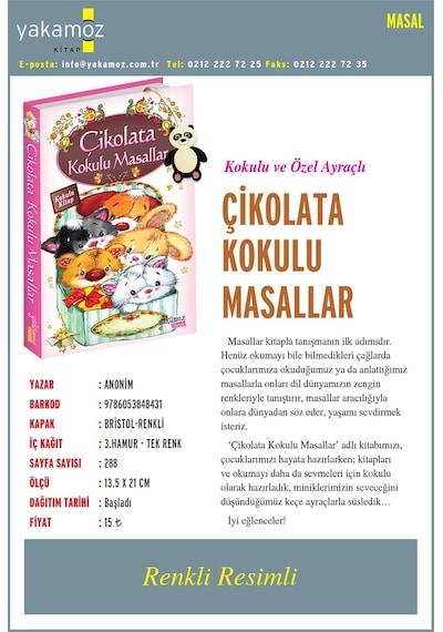 Çikolata Kokulu Masallar- Yakamoz Yayınları