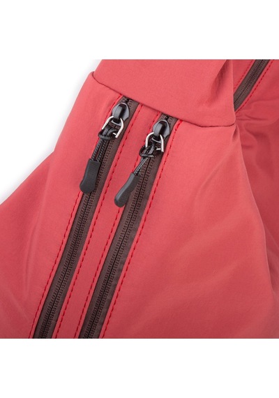Nas Bag Kadın Büyük Boy Spor Şık Günlük Ultra Hafif Omuz Çantası En 40 Cm Boy 32 Cm Kırmızı