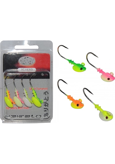 Mutant 6411 Jig Head Rigato Stunner 4lü Mix Set