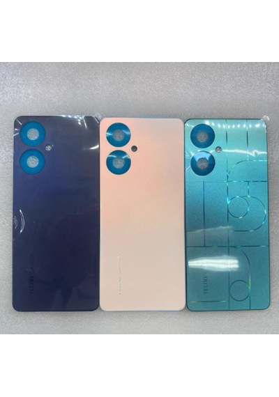 Tecno Camon 19 Pro 5g Siyah Arka Cam Batarya Pil Kapağı Telefon Arka Kapak
