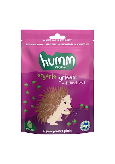 Humm Organic Organik Grissini Pancarlı 55 G - 6 Adet Tarı