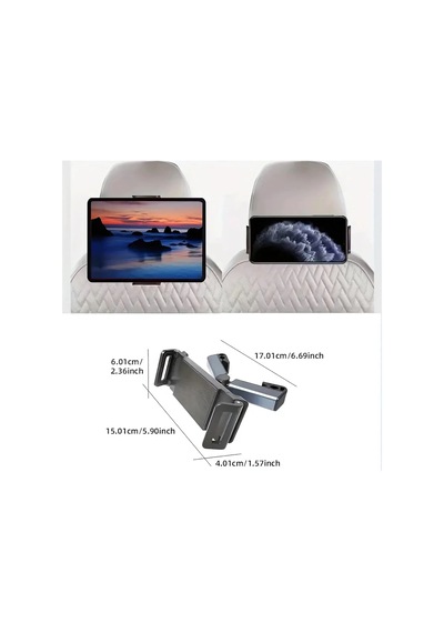 Araç Koltuk Arkası Tablet Tutucu, Telefon Tutucu, Tablet/telefon Tutucu Çok Renkli