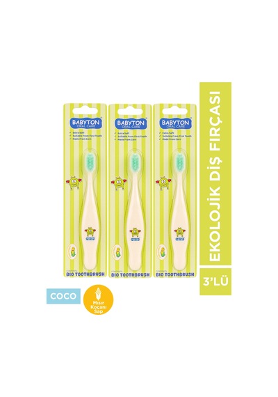 Ekolojik Diş Fırçası 3'lü Set Griny