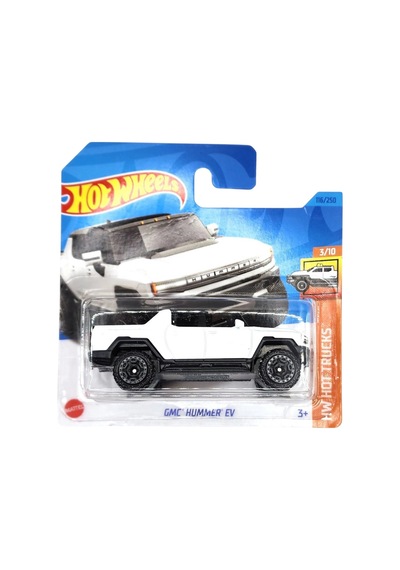 Hot Wheels Gmc Hummer Ev - Hw Hot Trucks Beyaz 1/64 Diecast Model Araba Çok Renkli