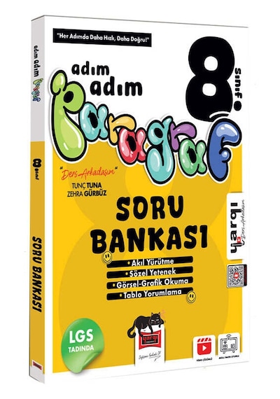 Yargı Ders Arkadaşım 8.sınıf Adım Adım Paragraf Soru Bankası
