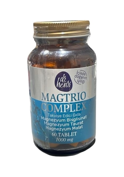 Tr Magtrio Complex Magnezyum Bisglisinat, Taurat Ve Malat 60 Tablet