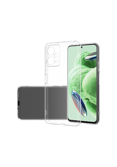 Xiaomi Redmi Note 12 5g Kılıf Kamera Korumalı Silikon Şeffaf Arka Kapak