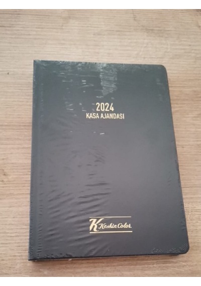 Keskin Color 2024 Yılı 17x24 Cm Ticari Kasa Ajandası 830370-99 Siyah