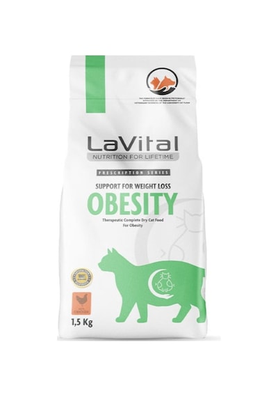 Lavital Obesity Tavuklu Yetişkin Kedi Maması 1.5 Kg