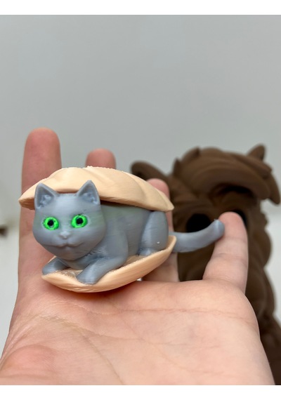 Alf 3d Figürü Kedi İle