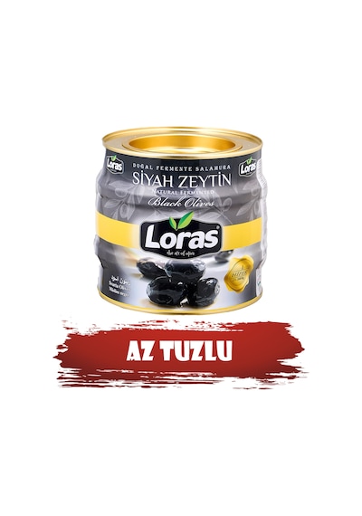 Loras 231 - 260 KB Hiper Gemlik Siyah Zeytin Teneke 1400 G