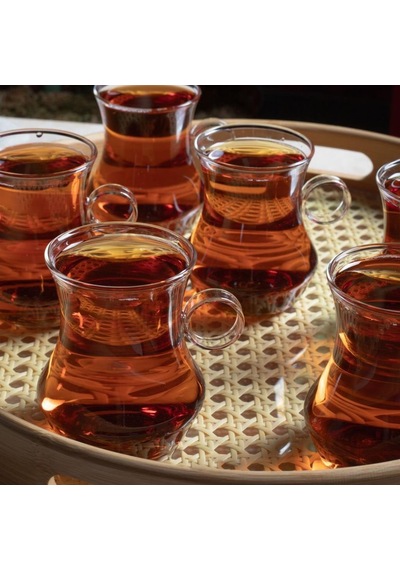Perotti Dem 6 Lı Borosilikat Çay Bardağı Seti 15529 Şeffaf