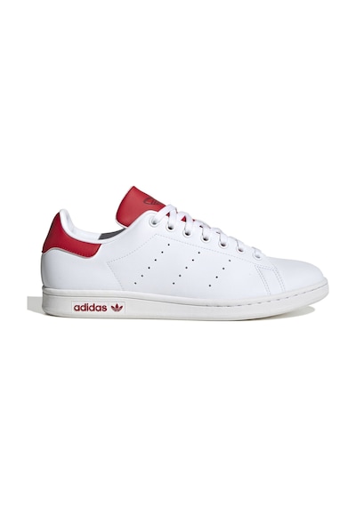 Id1979-e Adidas Stan Smıth Erkek Spor Ayakkabı Beyaz Beyaz - Bordo - Kırmızı