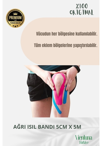 Birinci Sınıf Büyük Boy Rahatlatıcı Hızlı Etki Kas Gevşetici Esnek Eklem Omuz 5x5  Isıı Bandı