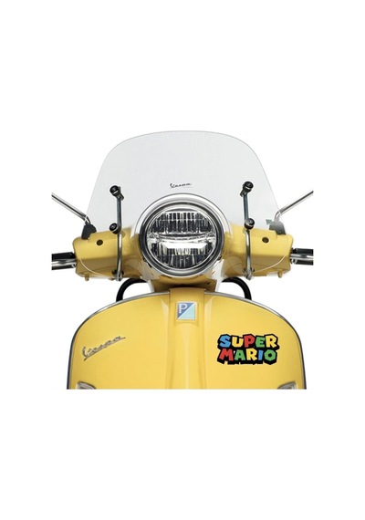 Super Mario Logo Sticker Motor, Kask, Laptop, Araba Sticker 13x6cm