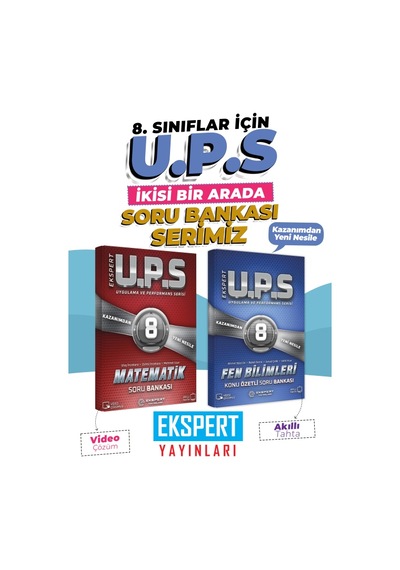 8.sınıf Soru Bankası Ups 2'li Set