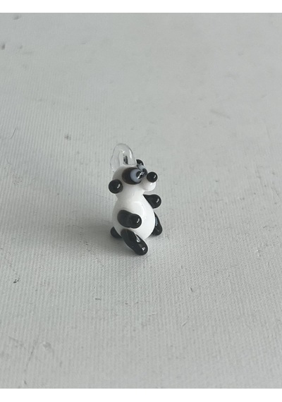 El Yapımı Mini Murano Cam Panda Biblo A104-02