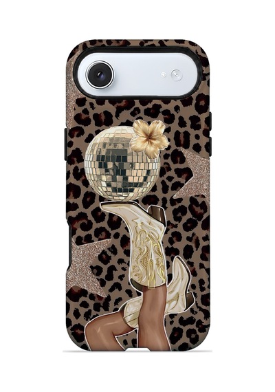 Velvoria Valestra Disco Leopar Apple Apple iPhone Uyumlu 17 Air Magsafe Koruma Kılıfı Valestra Magline - Disco Leopar