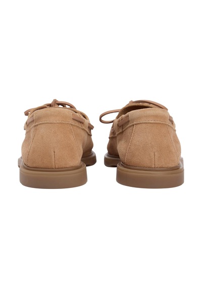 Tommy Hilfiger Kadın Light Süet Boat Shoe-13207 Safari Canvas