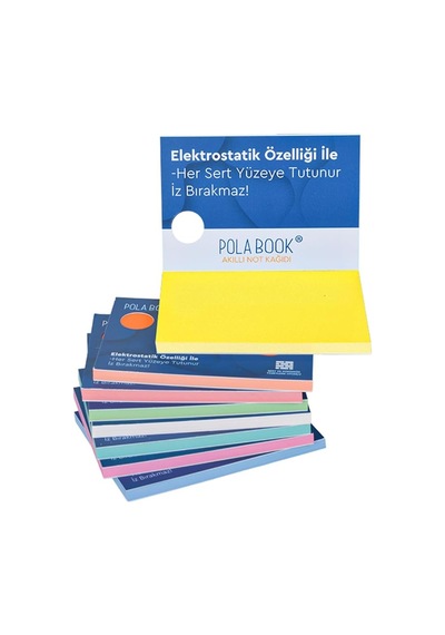 Akıllı Not Kağıdı - 7x10 Cm 100 Sayfa - Sarı - Yapışkansız Post-it