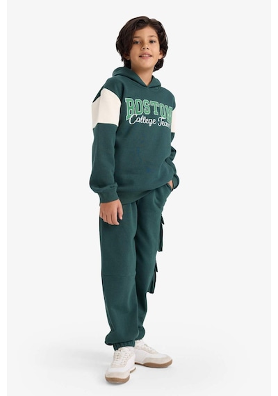 Defacto Erkek Çocuk Kargo Fit Slogan Baskılı Kalın Sweatshirt Kumaşı Pantolon G5637a825cwgn536 Yeşil-gn536 Defacto Erkek Çocuk Kargo Fit Slogan Baskılı Kalın Sweatshirt Kumaşı Pantolon G5637a825cwgn536 Yeşil-gn536